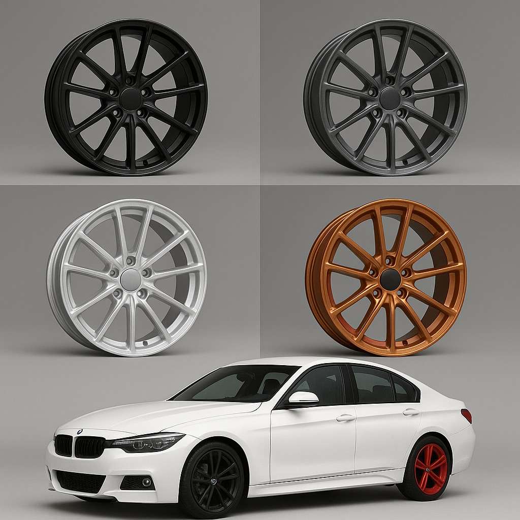 kolor felg do białego auta lakiernia