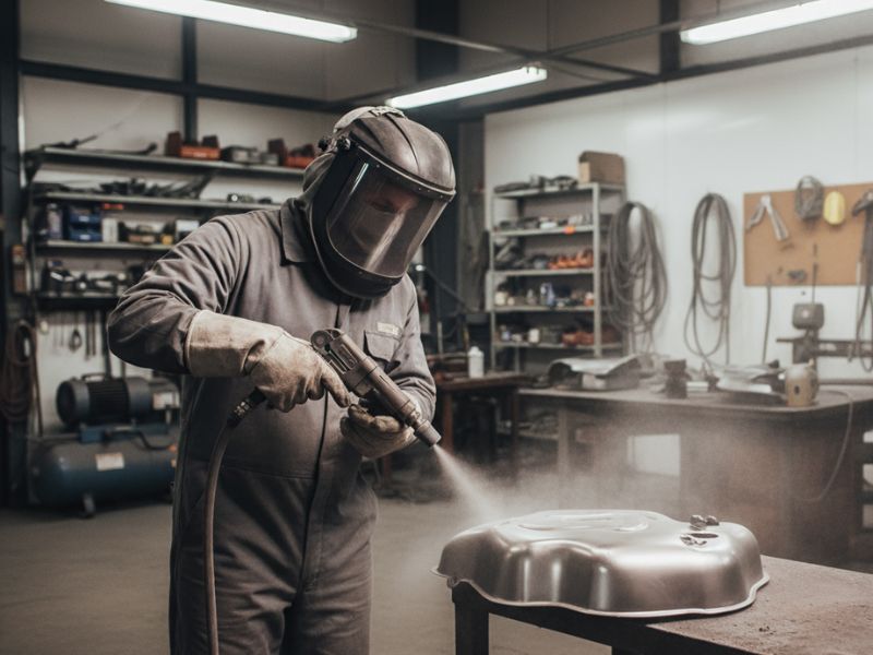 szkiełkowanie metali w lakierni wrocław